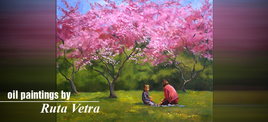 Picnic With Dandelions (24 x 30)